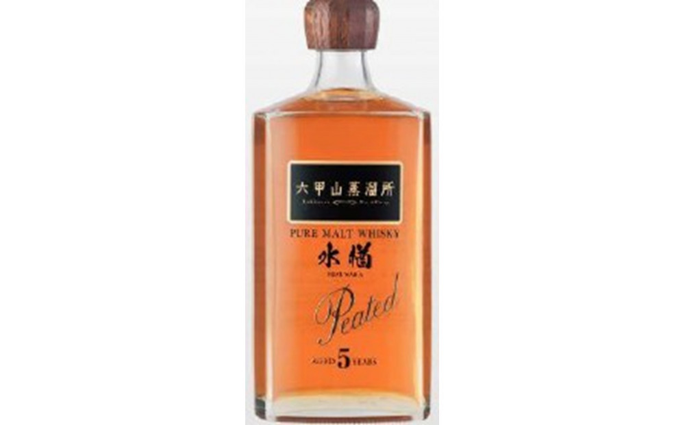 六甲山蒸溜所ピュアモルトウイスキー水楢５年ピーテッド　＊化粧箱付き