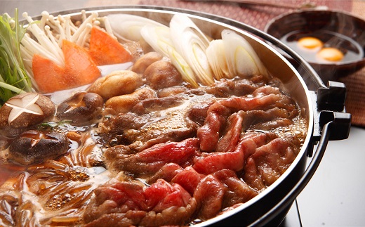 【冷蔵便】神戸牛　すき焼き・しゃぶしゃぶ紅白食べくらべセット　計1.2kg