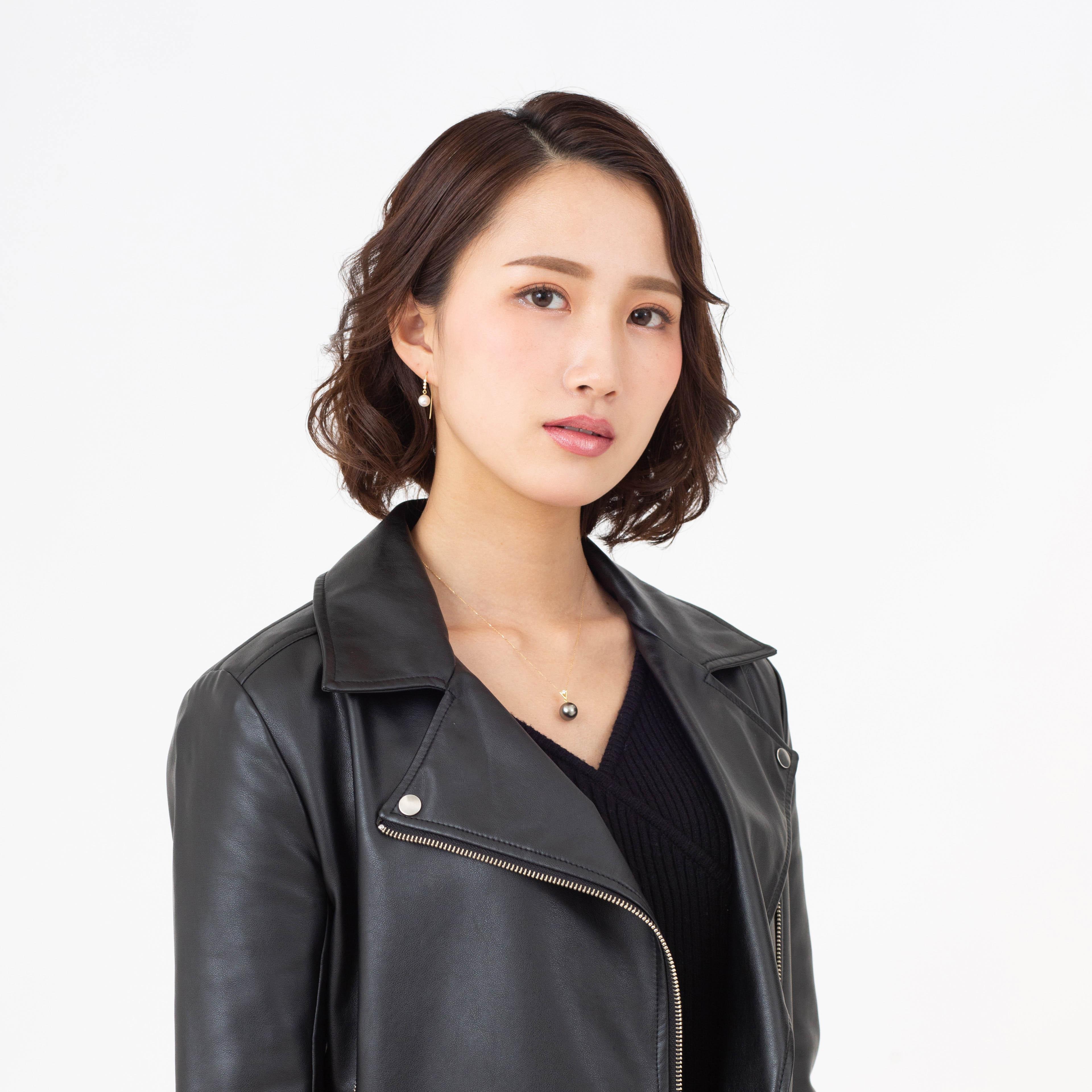 【星影】ブラックパール ダイヤモンド イエローゴールド ペンダントトップ｜無調色 黒蝶真珠 タヒチパール 10mm K18YG