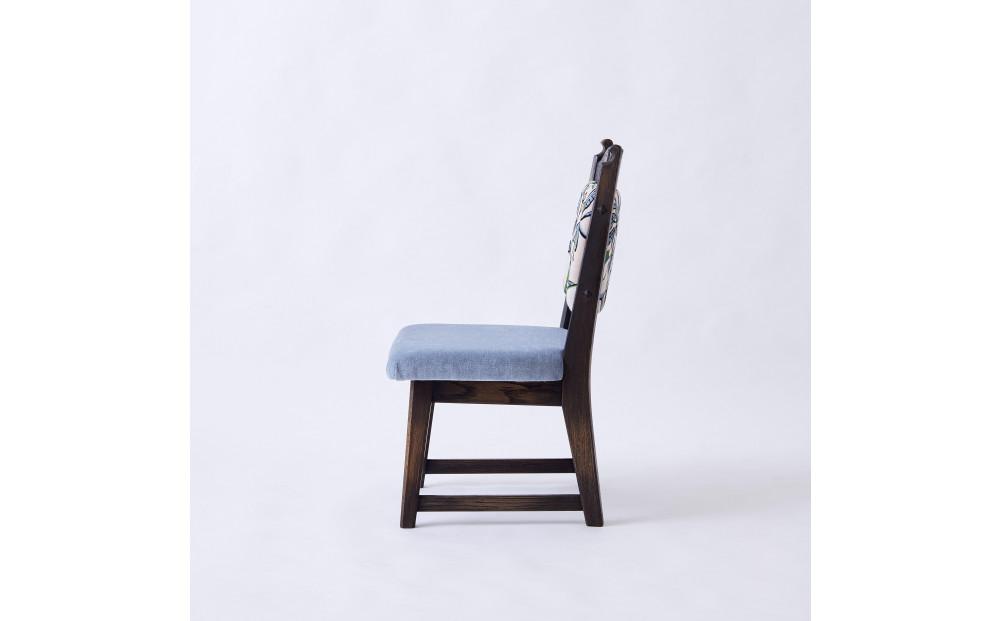 【神戸を代表する】創業150年日本一古い洋家具屋の小椅子ポロチェア【永田良介商店】【Lovebird-blue／Low type】