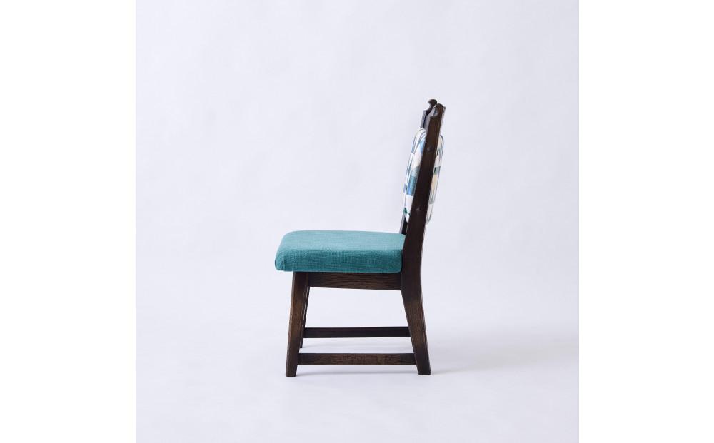 【神戸を代表する】創業150年日本一古い洋家具屋の小椅子ポロチェア【永田良介商店】【Green tile／Low type】