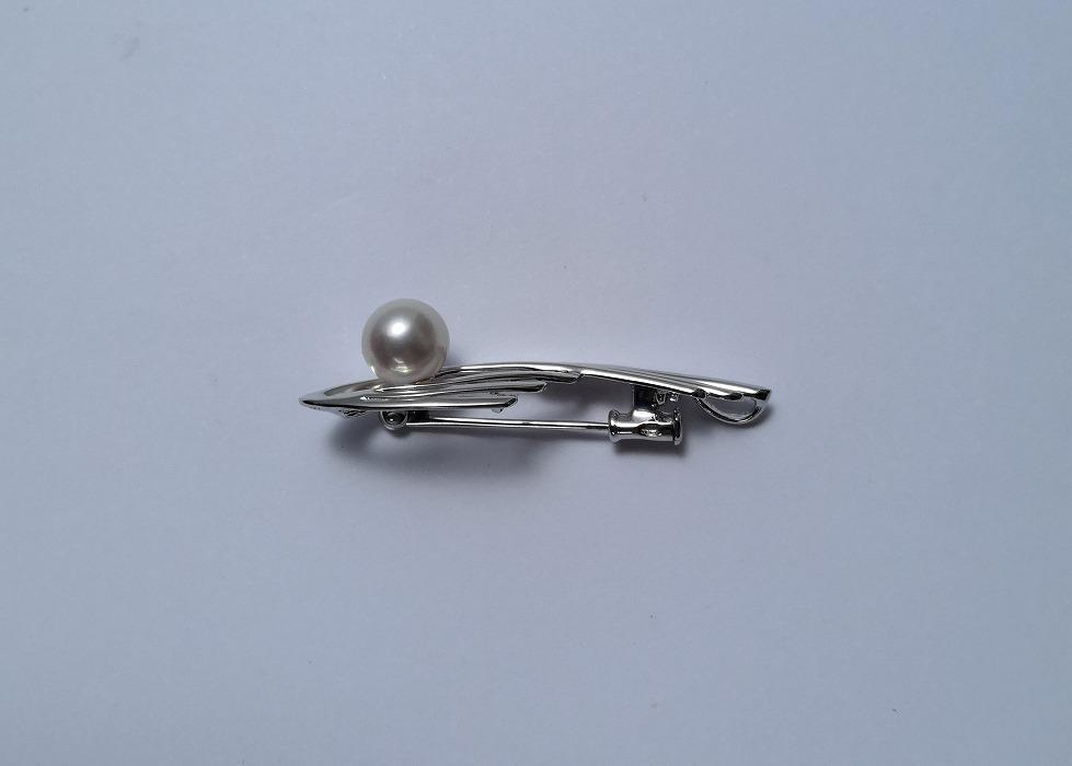 特選　アコヤ真珠ブローチ　　
