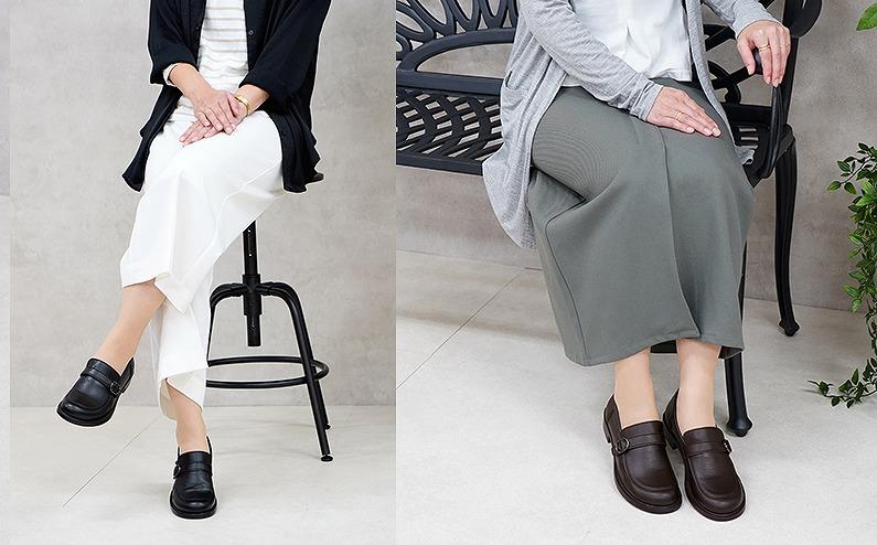 【職人手作り】靴ずれから解放 やわらかベルトローファー 学生靴 通学 通勤 冠婚葬祭  A0663（ダークブラウン）