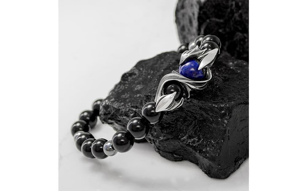 パワーストーン×シルバーブレス Lサイズ DJ-032　　