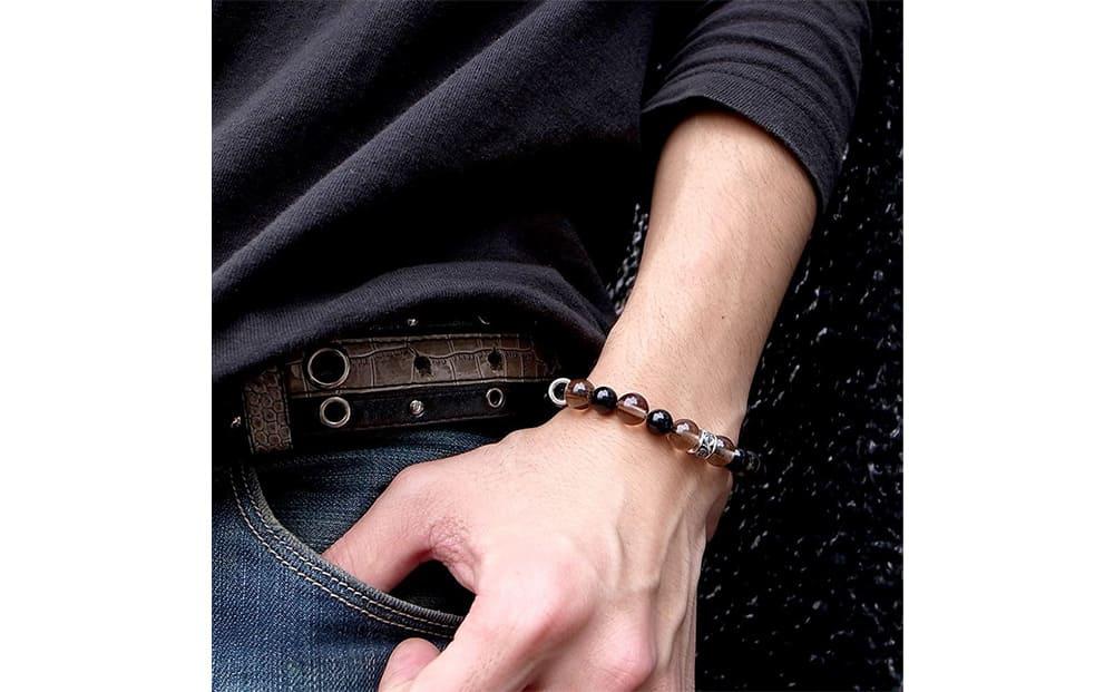 パワーストーン×シルバーブレス Lサイズ  DJ-017　　