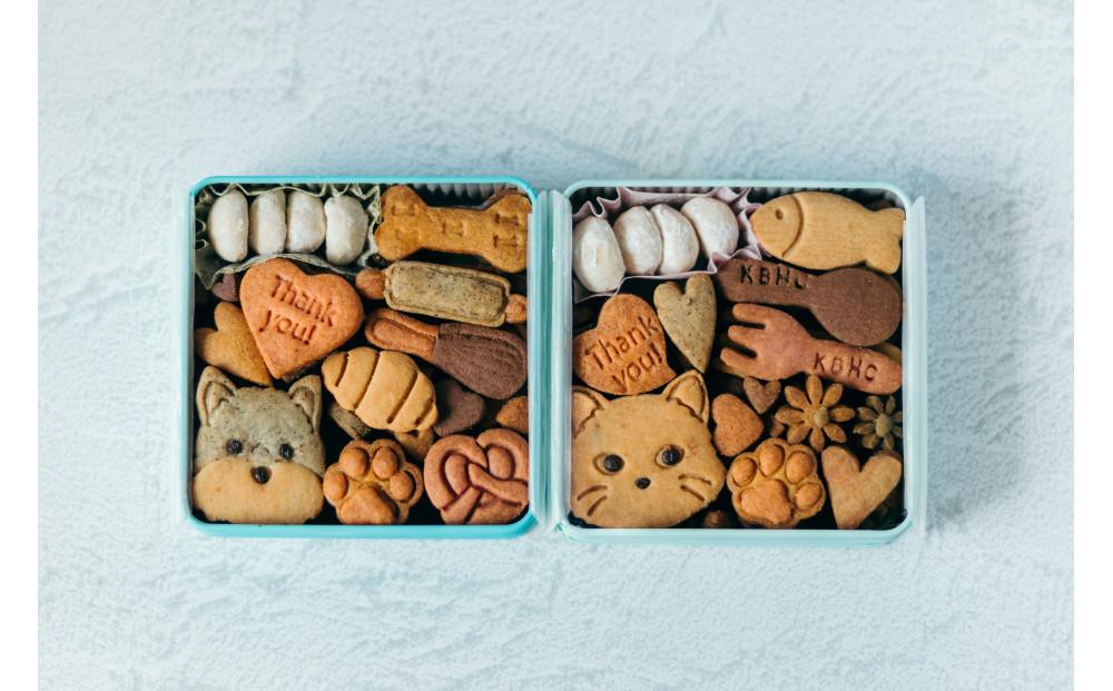 【神戸ハイカラ】クッキーDOG缶&CAT缶　ver.3