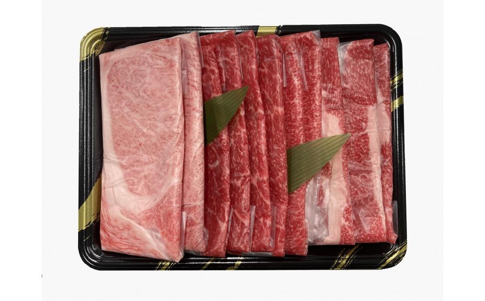 A5等級神戸牛（神戸ビーフ）すき焼き用 3種食べ比べセット　500g　［神戸牛専門店 神戸ぐりる工房］