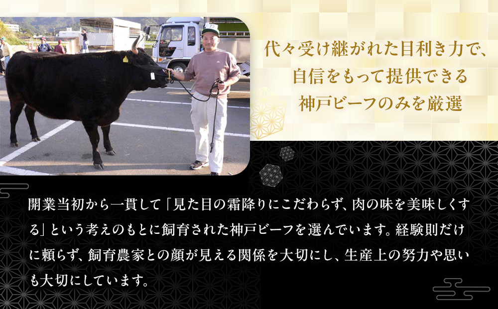 神戸牛すき焼き用 リブロース スライス (500g)