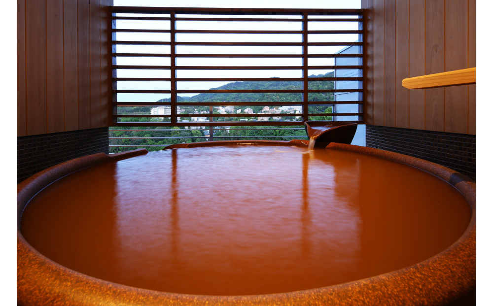 【高島屋選定品】「有馬グランドホテル」【平日・日曜日限定】北館５F金泉露天風呂付き ツイン ペア宿泊券 ≪１泊２食付き≫