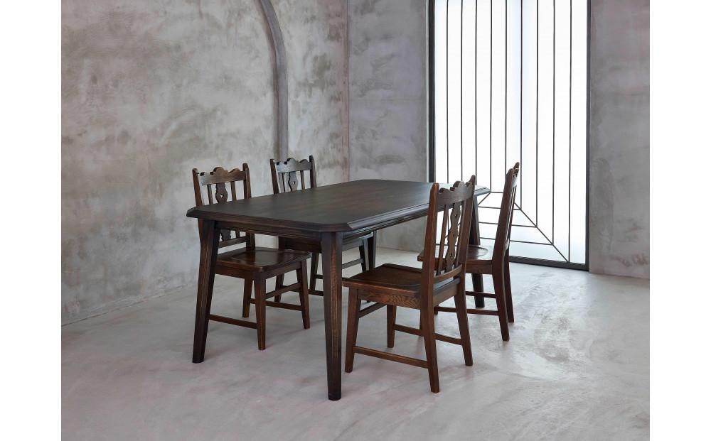 スカシ型板天ダイニングチェア