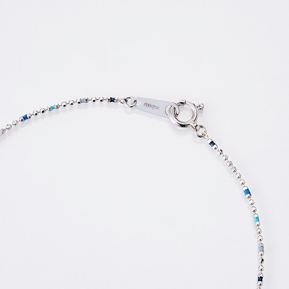 ルミネブルーグラデーションブレスレット【Pt850】