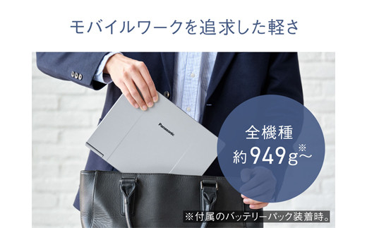 Panasonic パナソニックレッツノートSC/プレミアム/ジェットブラック 【メモリ64GB搭載モデル】 CF-SC6BSVCP