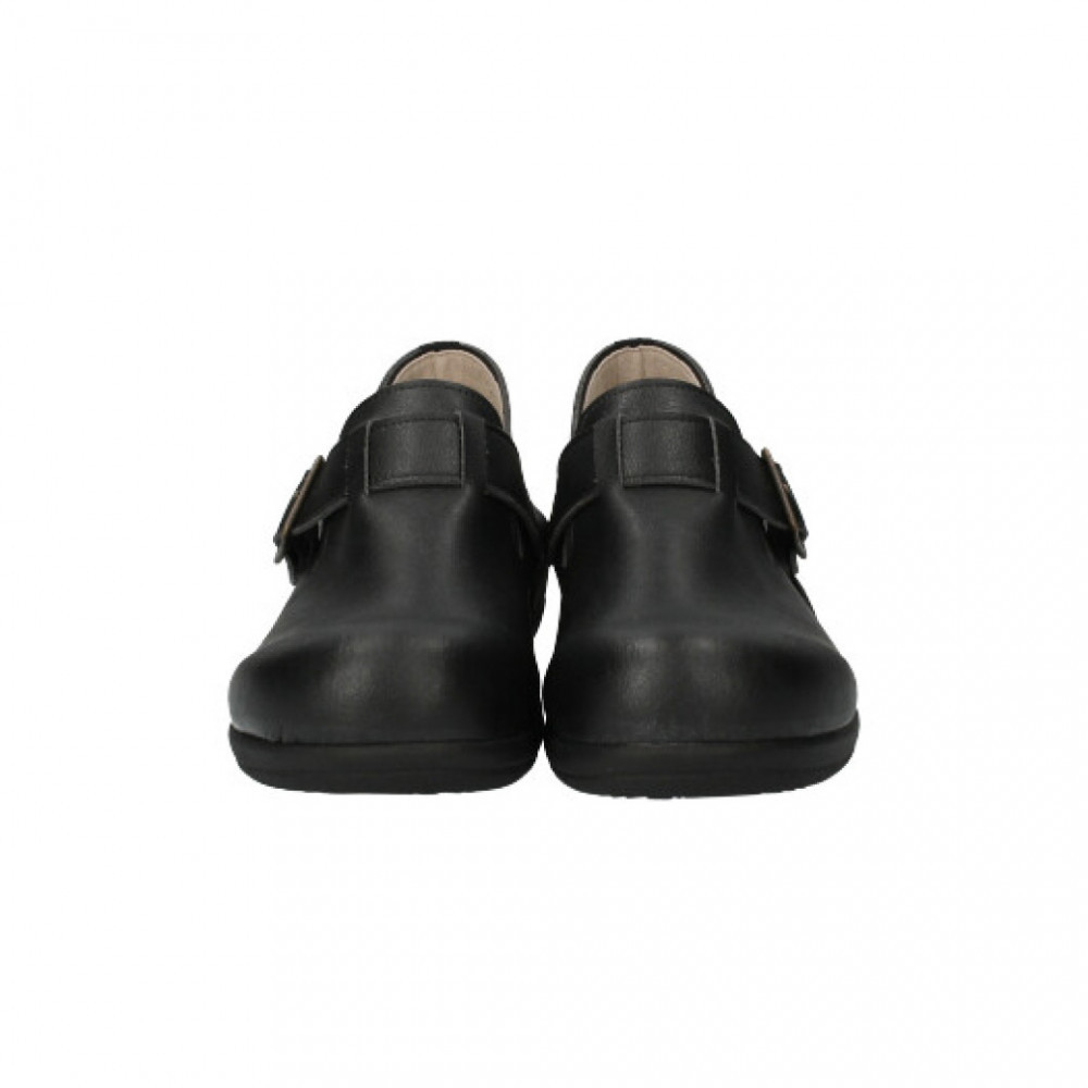 ベルトコンフォートシューズ｜ブラック LL(24.5cm) レディース スリッポン 幅広 甲高 外反母趾 ゆったり幅 大人気 靴