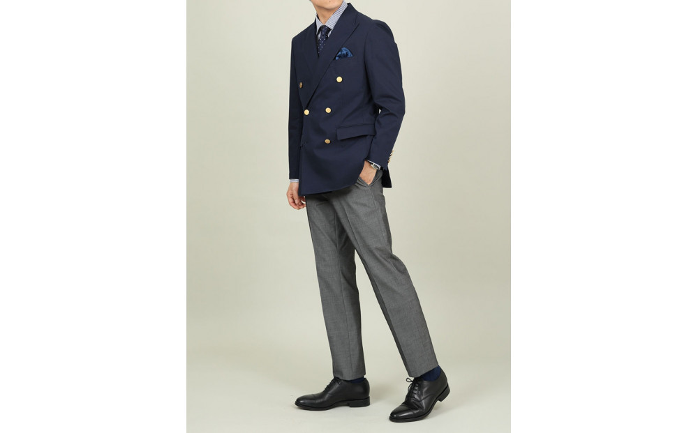 【B-THREE MEN/ビースリーメン】上品なのにラクチン メンズストレートパンツ(550087)