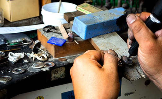 銀製　ゴルフマーカー×ハットクリップセット MS019-020