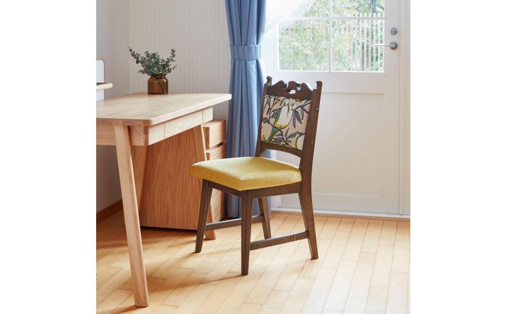 【神戸を代表する】創業150年日本一古い洋家具屋の小椅子ポロチェア【永田良介商店】【Lovebird-yellow／Low type】