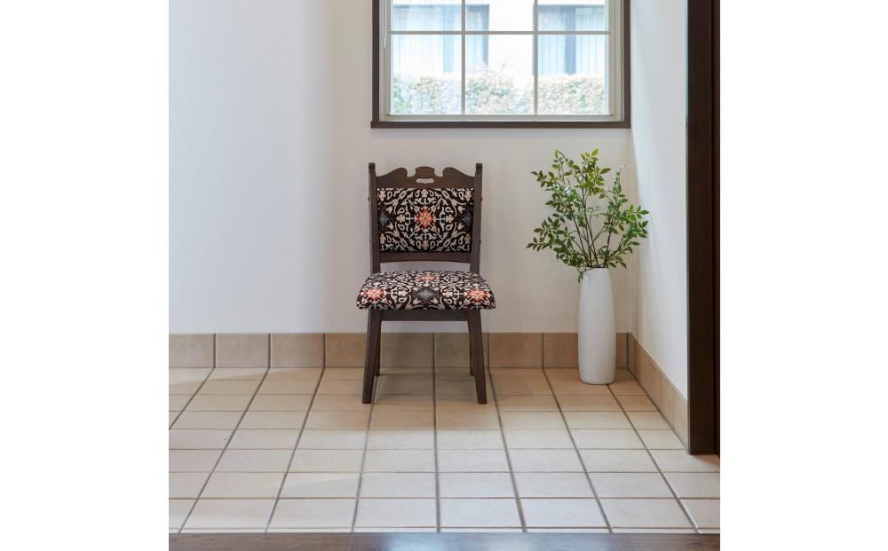 【神戸を代表する】創業150年日本一古い洋家具屋の小椅子ポロチェア【永田良介商店】【Brown oriental／High type】