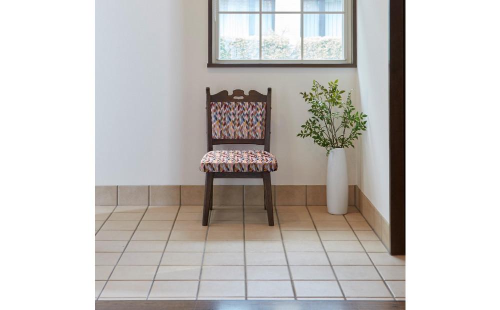 【神戸を代表する】創業150年日本一古い洋家具屋の小椅子ポロチェア【永田良介商店】【Pink yabane／High type】