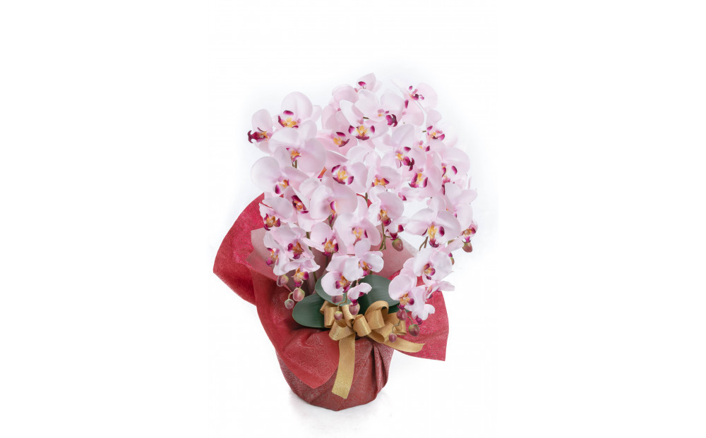 枯れないアーティフィシャルフラワー胡蝶蘭　5本立ち／ラベンダー