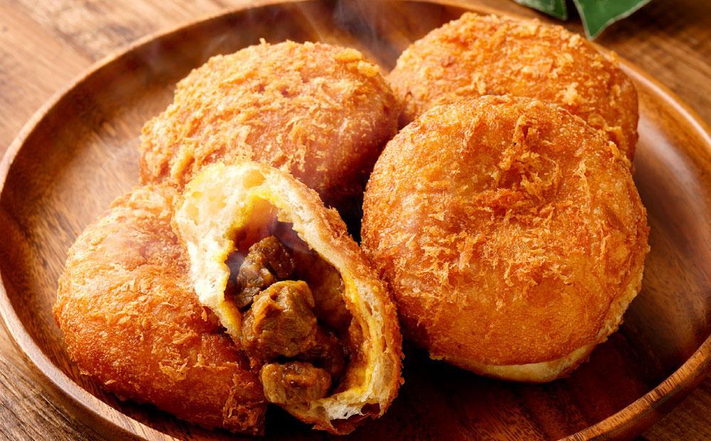 神戸のカレー屋マンドリルが作る 牛すじカレーパン４個セット