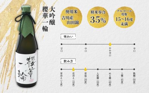 大吟醸 櫻華一輪（720ml）