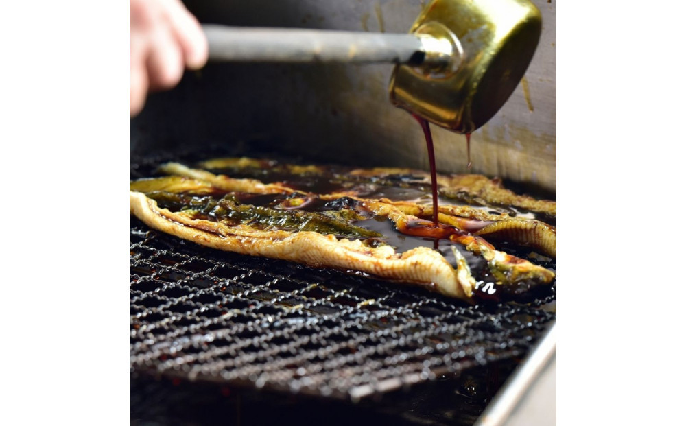 焼きあなご1串・蒲焼きうなぎ2尾食べ比べセット