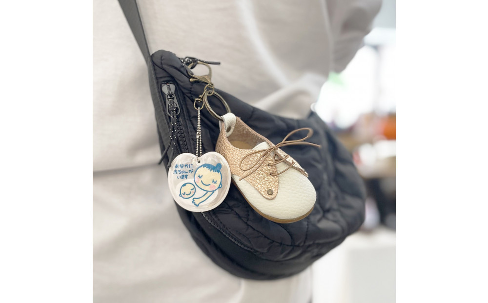 神戸の靴作り体験（新生児用ファーストシューズキーホルダー）　＊1足プラン/2名