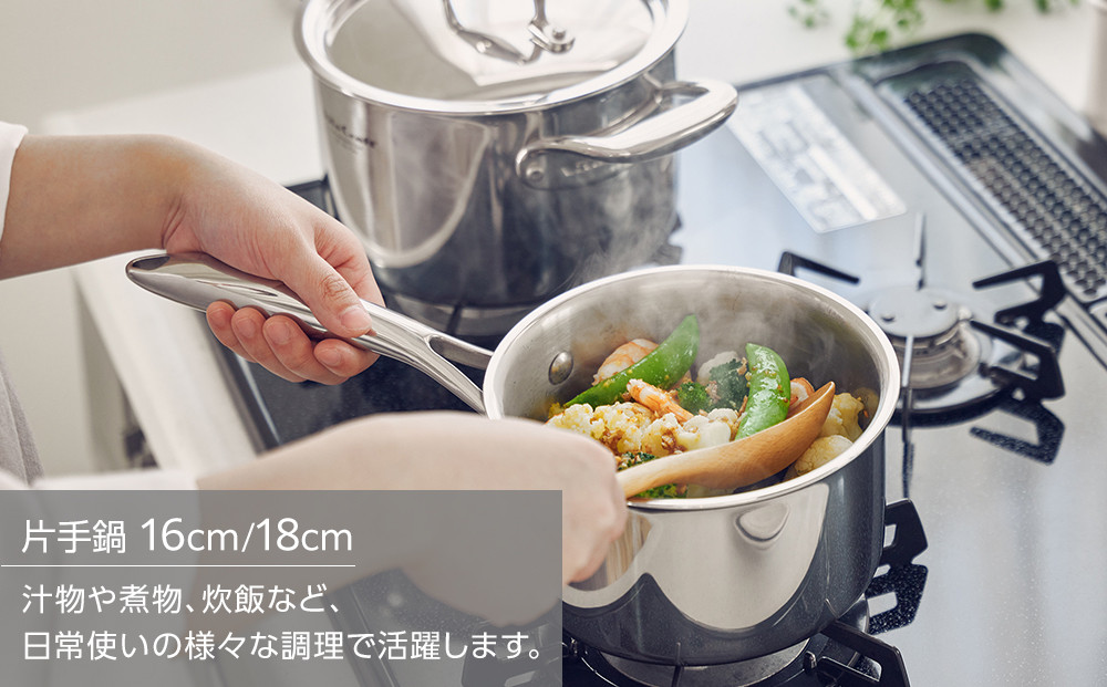 ビタクラフト Nシリーズ 片手鍋 18cm 7142