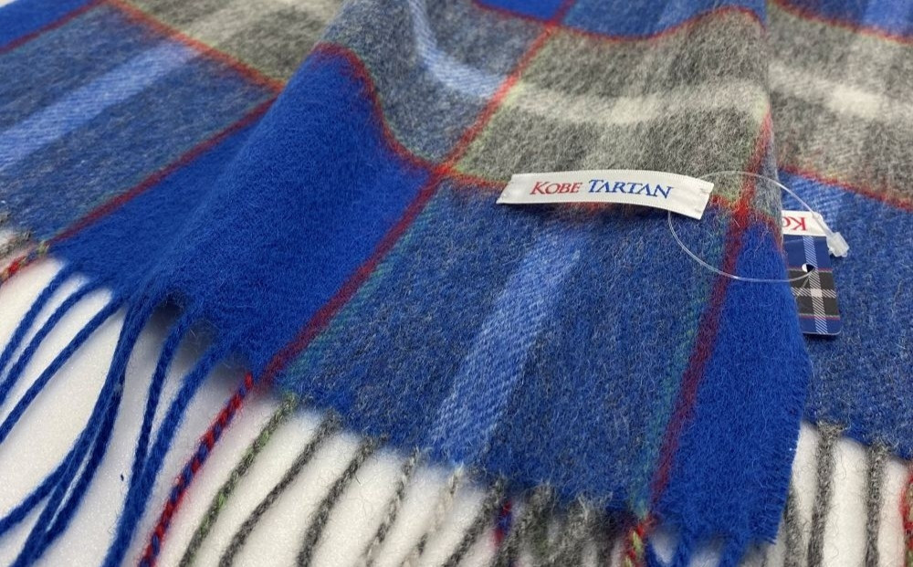 【神戸タータン】カシミヤマフラー