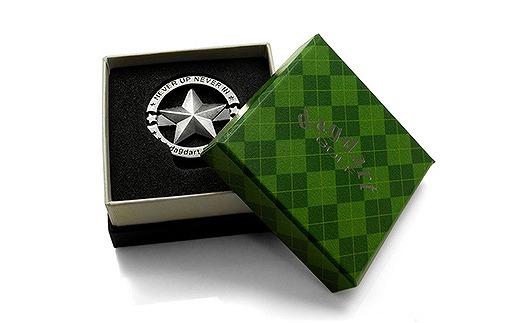 銀製　スターデザイン　ゴルフマーカー MS058【dagdart GOLF/ダグダートゴルフ】