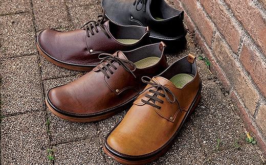 【神戸セレクション認定】元オリンピックマラソン選手愛用！ 職人の手作り やわらかメンズシューズ WWING 紳士靴【ヴィンテージキャメル／28.0cm】