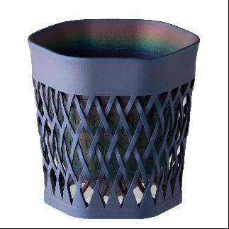 最新鋭金属3D造形システムで超越する匠の技Syuki　六角タイプ（大）（口元が六角形）（ブラック）