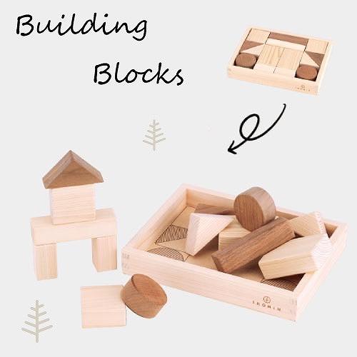 桧のおもちゃ　アイコニー　知育セット（アルファベット・積み木・ナンバータワー） IKONIH　Educational Set