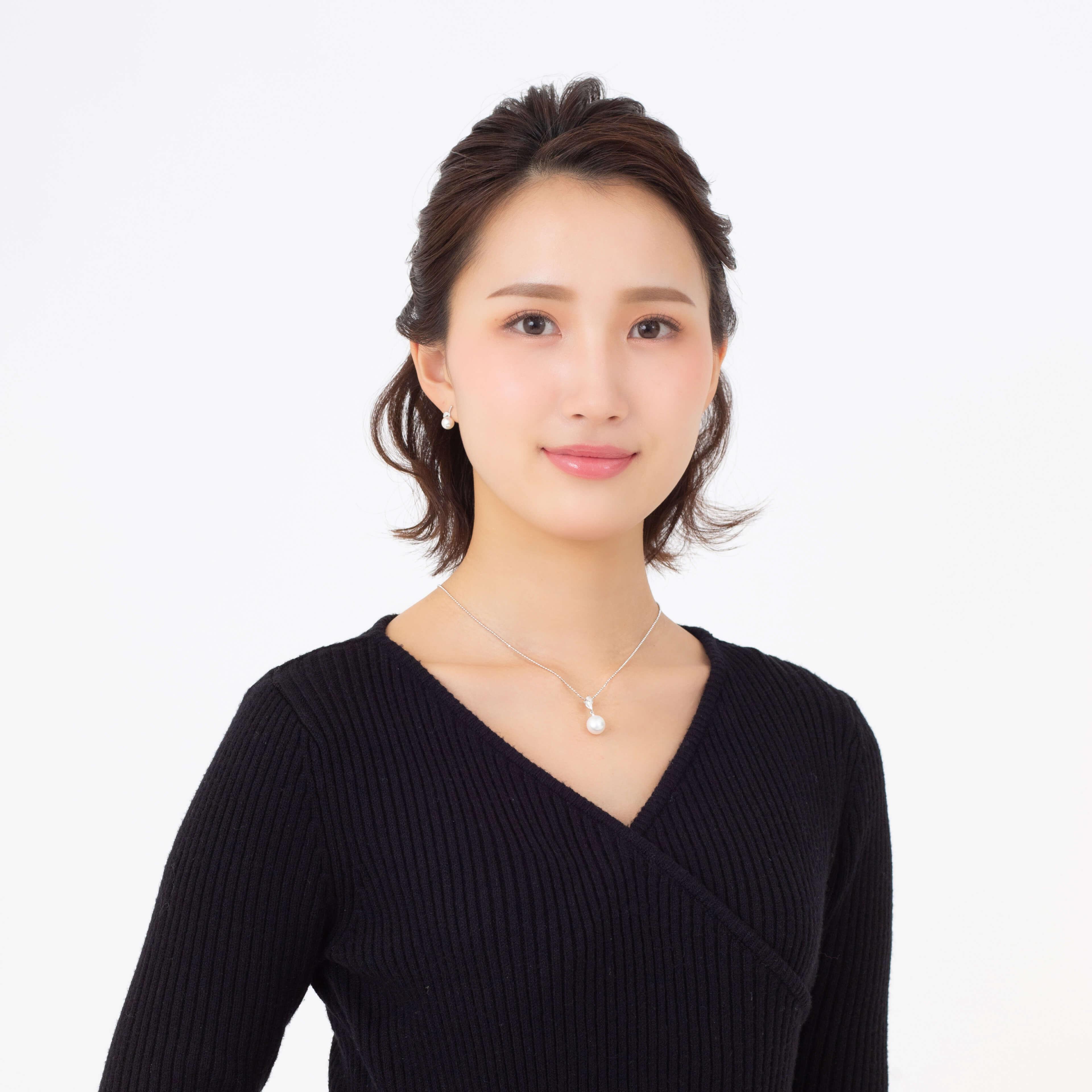 【常盤木】シロチョウパール（南洋 白蝶真珠） 10mm ショートオーバル ダイヤモンド K18 ホワイトゴールド ペンダントトップ