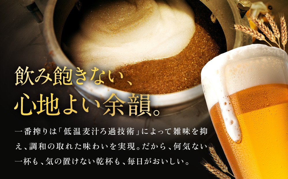 【定期便 3ヶ月間 毎月2ケース】キリン神戸工場産 一番搾り生ビール 350ml×48本 神戸市 お酒 ビール ギフト