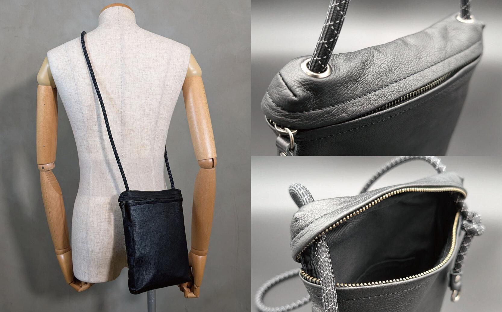 【-LESS PREVAIL】Revive／キーリングスライドミニショルダー（ブラック）　PSTB-6000