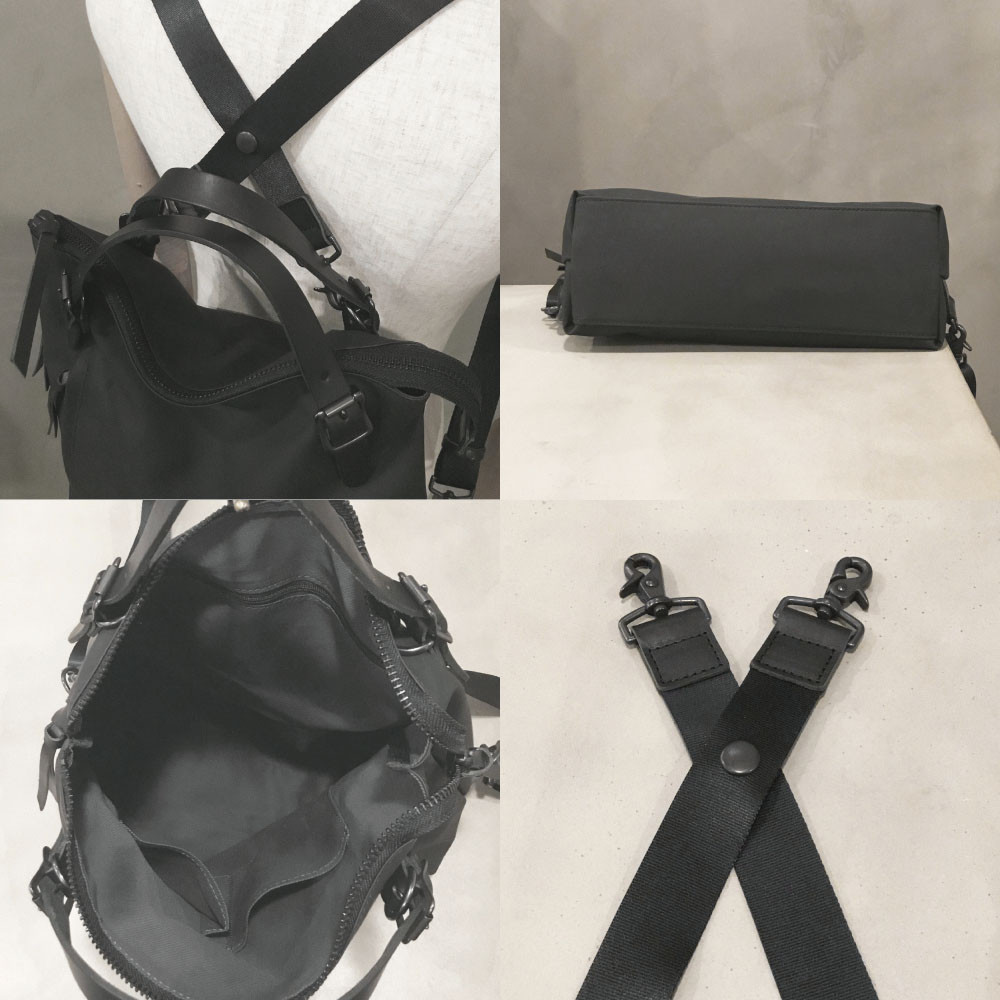 【-LESS PREVAIL】Matte　トートリュック　M　PSTB-2001（ブラック）