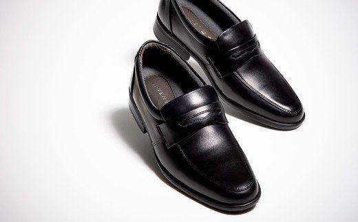 サイズ24.5cm／【神戸シューズ】超軽量防水シューズ（ローファー）