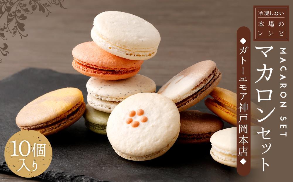 【レオニダス＆ガトーエモア】冷凍しない本場のレシピ　マカロンセット10個入り
