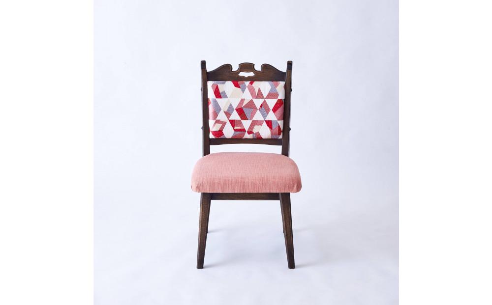 【神戸を代表する】創業150年日本一古い洋家具屋の小椅子ポロチェア【永田良介商店】【Pink tile／Low type】