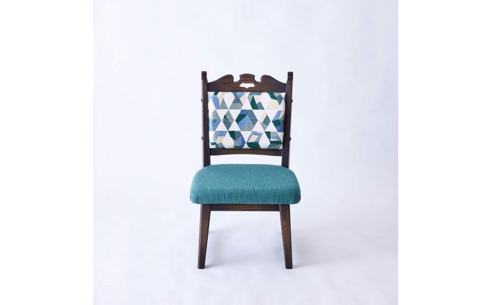 【神戸を代表する】創業150年日本一古い洋家具屋の小椅子ポロチェア【永田良介商店】【Green tile／High type】