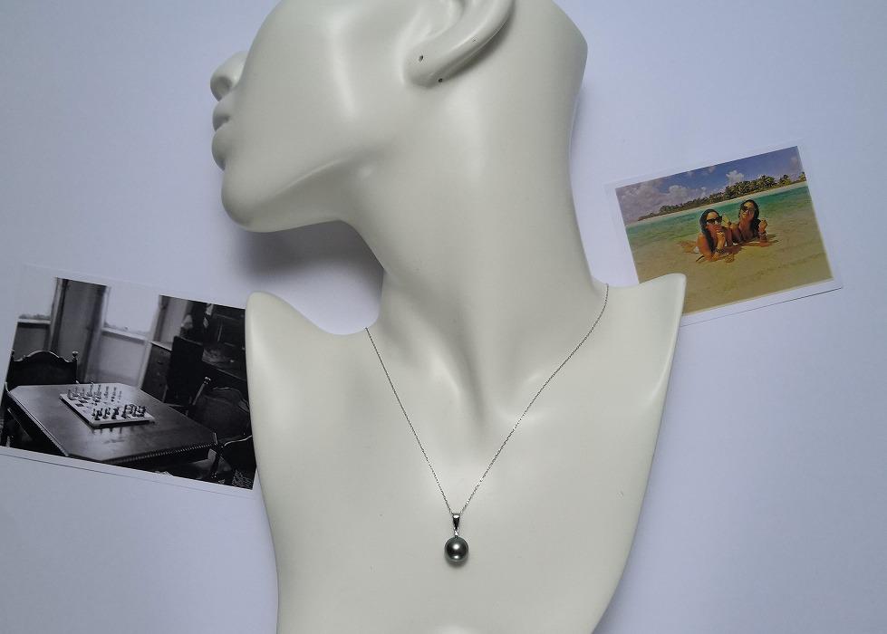 特選　黒蝶真珠ペンダント　　