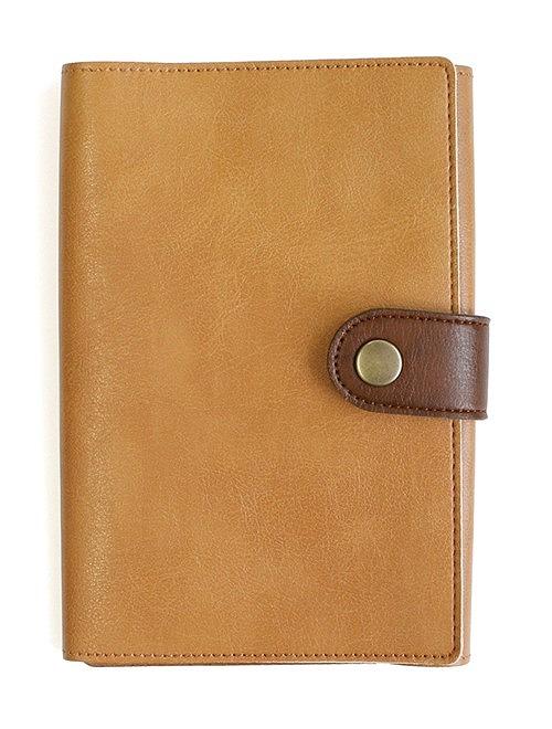 職人手作り お薬手帳ケース 大容量なのにコンパクト 診察券 母子手帳 病院 通院 カバー MEDIC【キャメル】