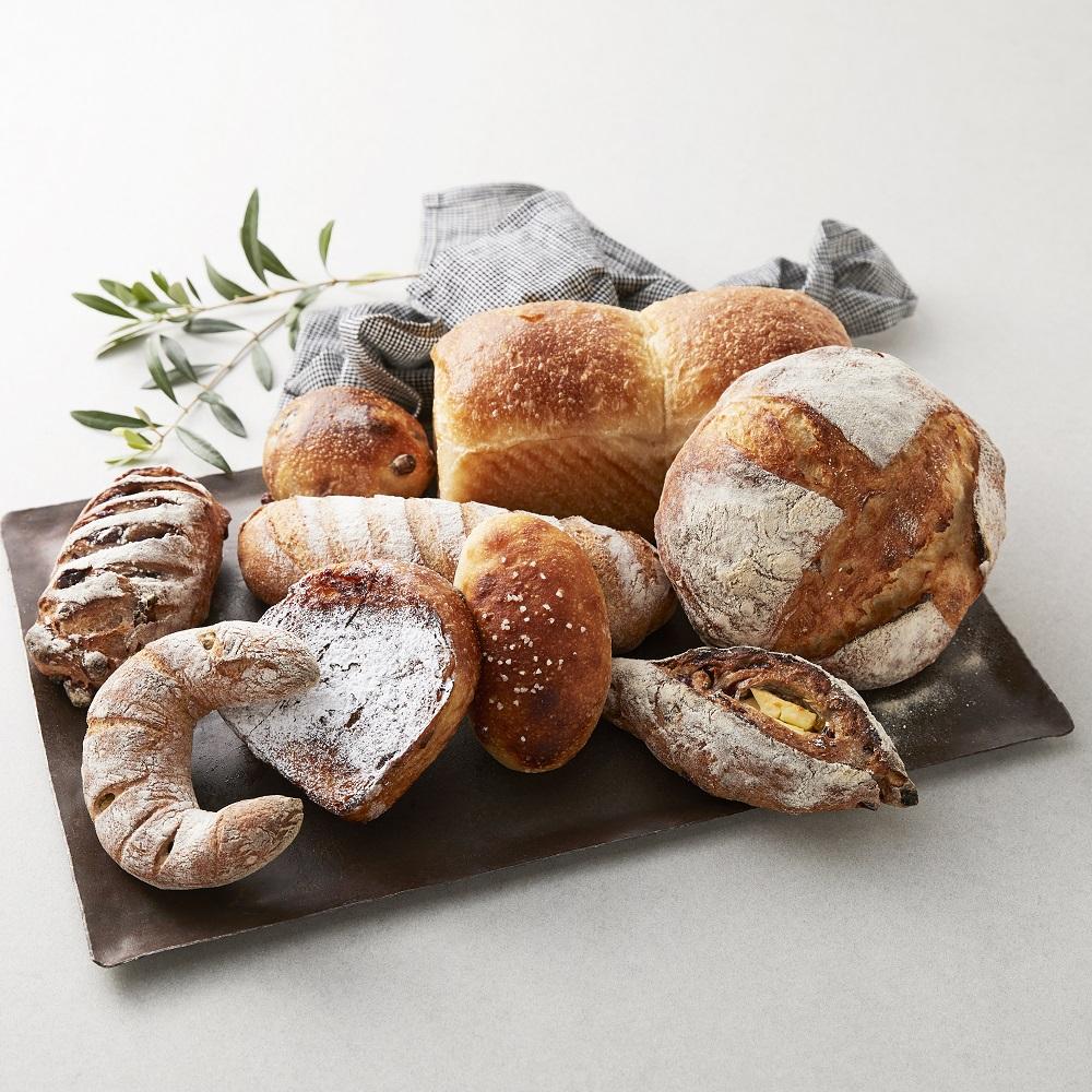 パンのバカンス　朝食パン詰合せセット（2名様4日分）│  国産 パン 小麦 朝食 詰合せ 詰め合わせ パンセット ベーカリー セット