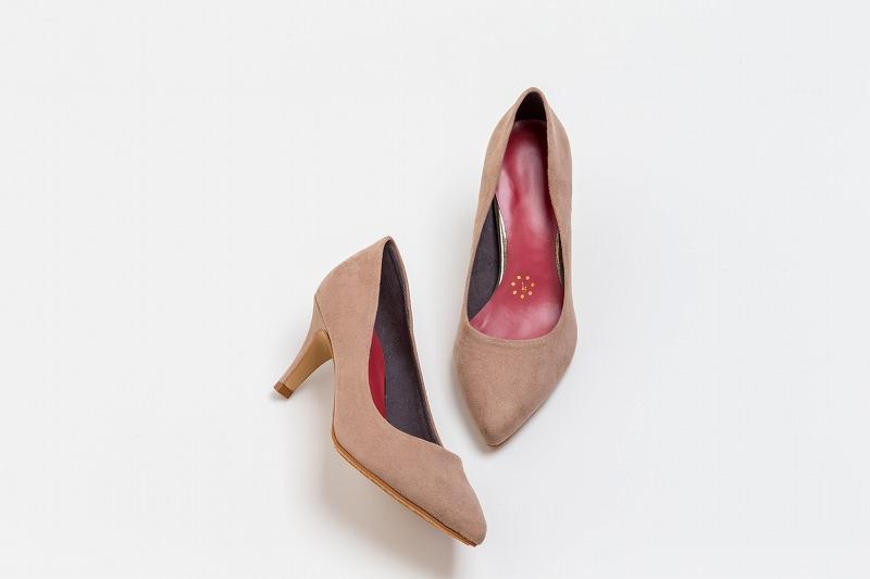 神戸シューズプレミアムライン　7cmヒール【オーク】