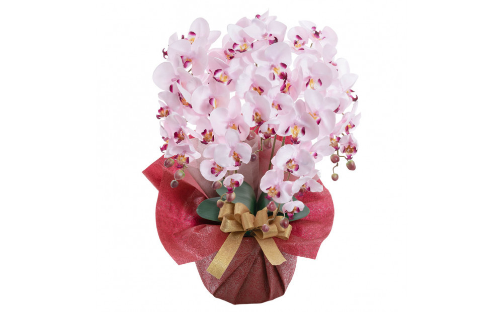 枯れないアーティフィシャルフラワー胡蝶蘭　5本立ち／ラベンダー