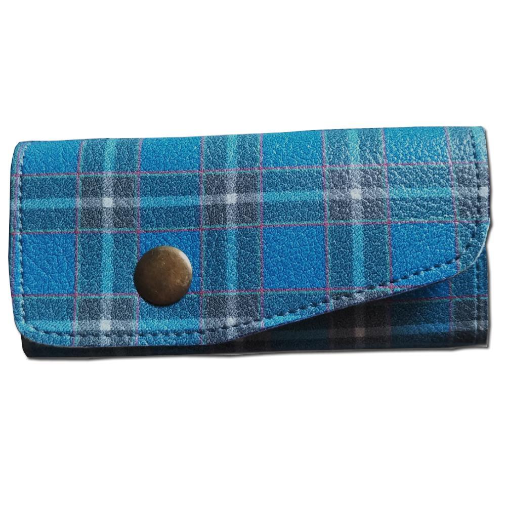 神戸タータン オリジナルキーケース  ネイビーブルー