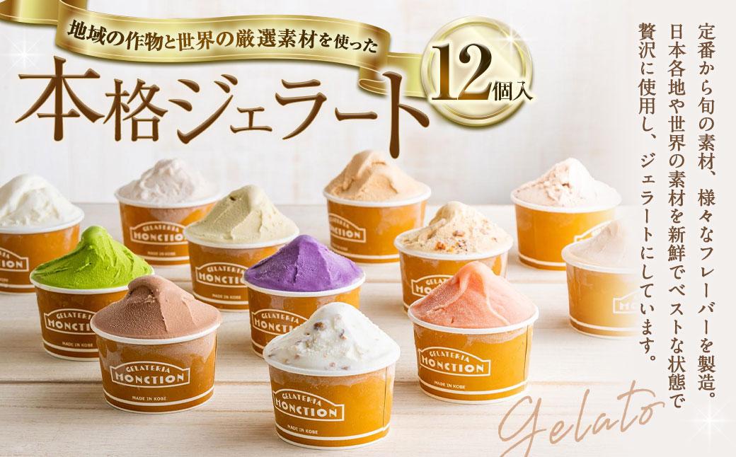 地域の作物と世界の厳選素材を使ったジェラート(12個入り)
