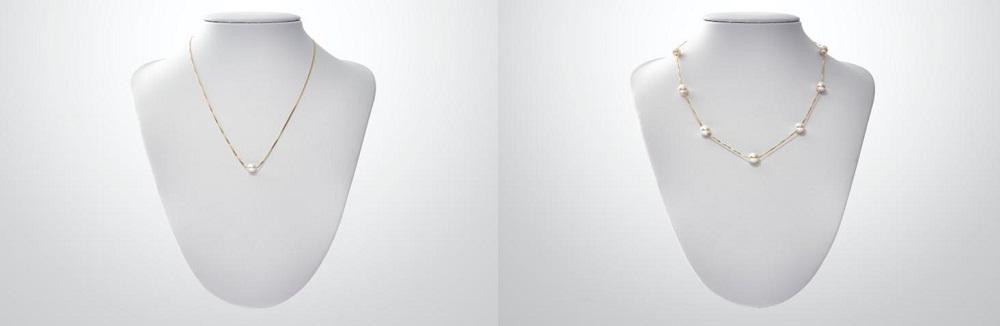 【 定期便 / 全３回】 カジュアル真珠ネックレス 全3本 ギフト　内容おまかせ