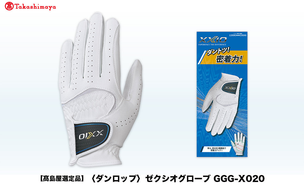 【高島屋選定品】ゼクシオグローブ GGG-X020 ブラック26cm